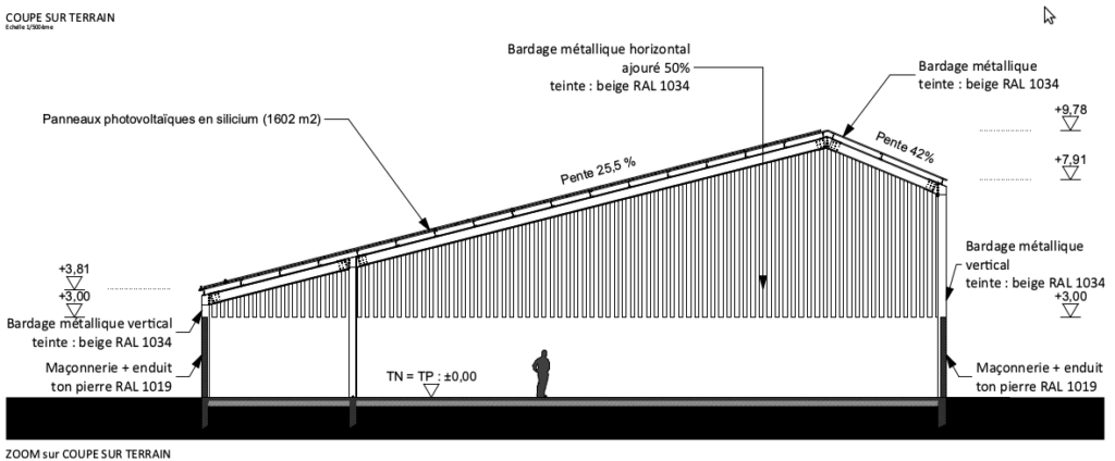 hangar 1800 m2 gratuit